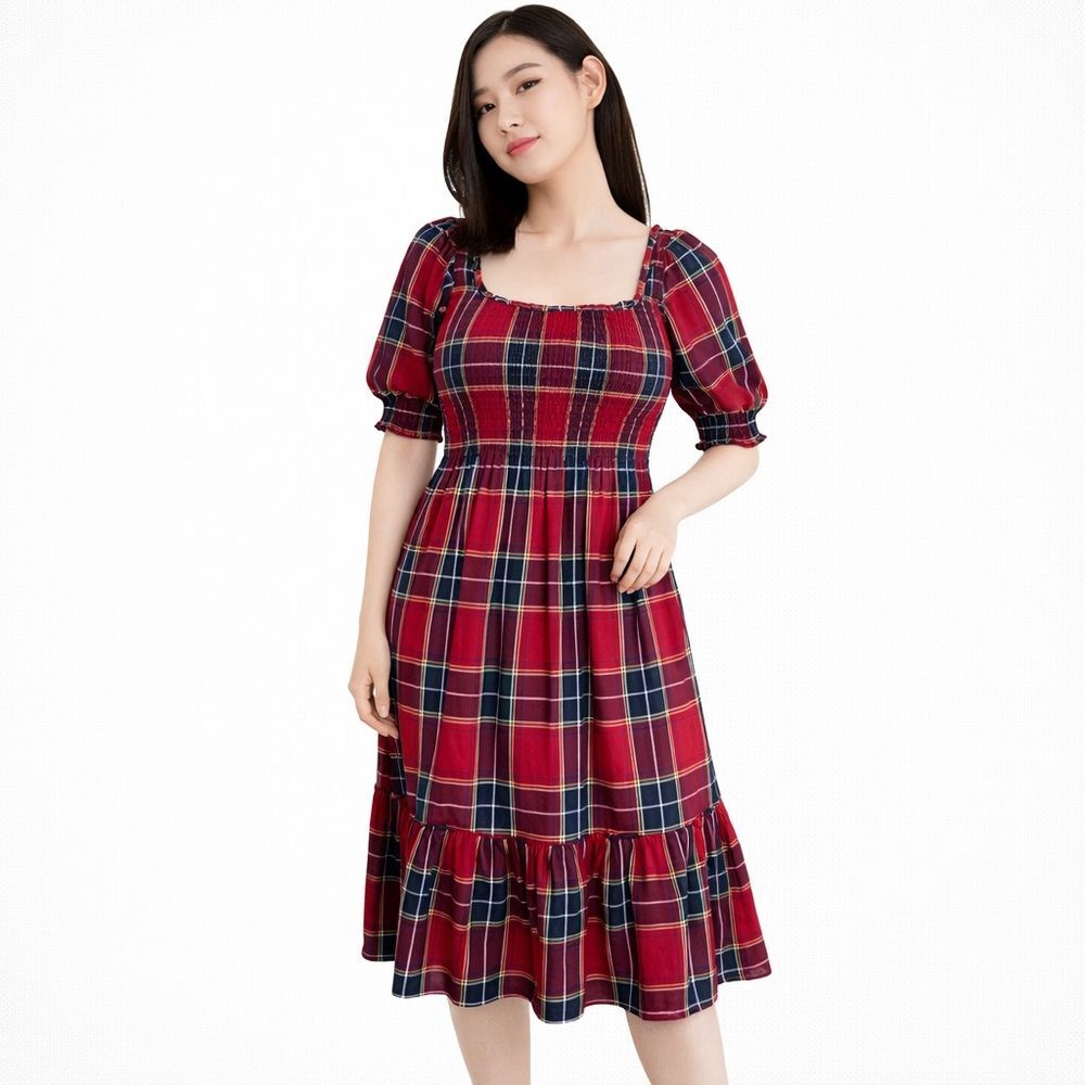 Hill House Home The Nap Dress Plaid Midi S